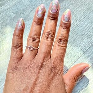 Pandora Pink Sparkling Crown Solitaire Ring